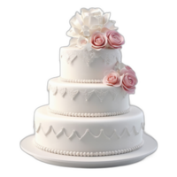 3d rendu savoureux mariage fondant gâteau png