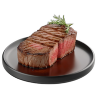 3d reso gustoso grigliato Manzo filetto bistecca png