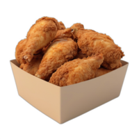 3d rendu savoureux frit poulet png