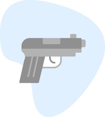 Pistol Gun Vector Icon