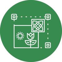 Move Linear Circle Multicolor Design Icon vector