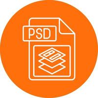 psd archivo formato lineal circulo multicolor diseño icono vector