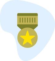 icono de vector de insignia militar