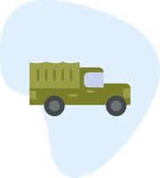 Military Truck Vector Icon