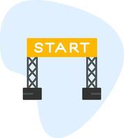 Start Line Vector Icon