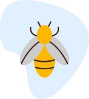 icono de vector de abeja