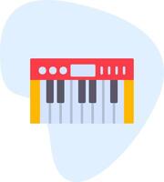 icono de vector de piano