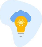 nube idea vector icono