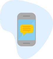 Phone Message Vector Icon