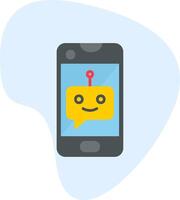 icono de vector de chatbot