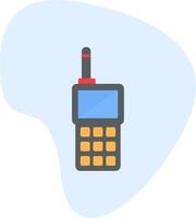 icono de vector de walkie-talkie