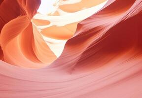 AI generated The Wave Sandstone Formations nature landscape Canyon in deserts photo