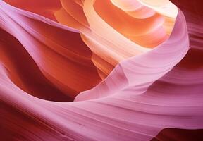 AI generated The Wave Sandstone Formations nature landscape Canyon in deserts photo