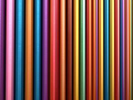 AI generated Colorful vertical stripes background Parallel Multicolored lines texture photo