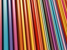 AI generated Colorful vertical stripes background Parallel Multicolored lines texture photo