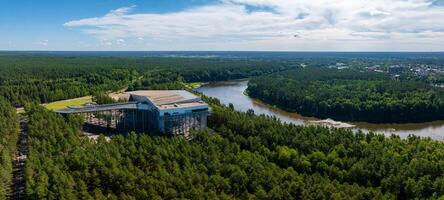 Aerial view of Druskininkai SPA resort photo