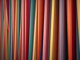 AI generated Colorful vertical stripes background Parallel Multicolored lines texture photo