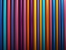 AI generated Colorful vertical stripes background Parallel Multicolored lines texture photo