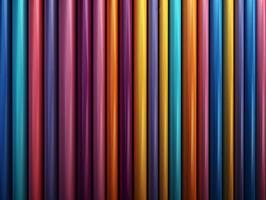 AI generated Colorful vertical stripes background Parallel Multicolored lines texture photo