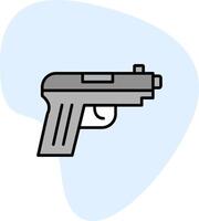 Pistol Gun Vector Icon