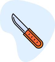 icono de vector de cuchillo