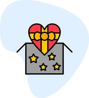 Heart Box Vector Icon