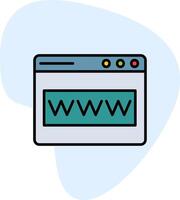 icono de vector web