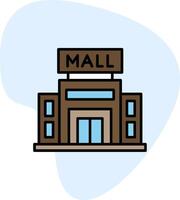 Shopping Mall Vector Icon