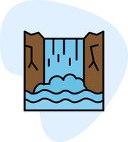 Waterfall Vector Icon