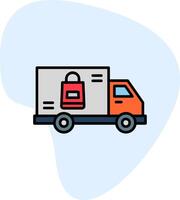 Delivery Truck Vector Icon