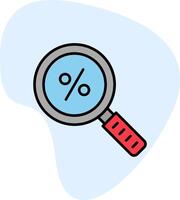 Sale Search Vector Icon