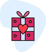 icono de vector de regalo