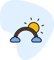 Rainbow Vector Icon