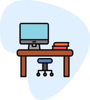 Desk Vector Icon