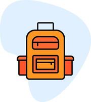 University Bag Vector Icon