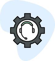 Call Serves setting Vector Icon