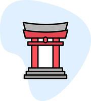 Torii Gate Vector Icon