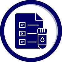 Medical Test Report Vector Icon