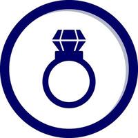 icono de vector de anillo