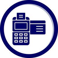 Credit Card Machine Vector Icon