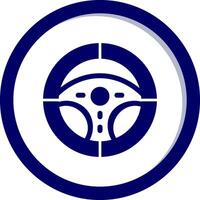 Steering Wheel Vector Icon