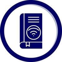 Wifi book Vector Icon