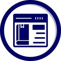 Online Book purchase Vector Icon