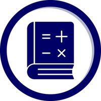 Math Book Vector Icon