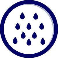 icono de vector de lluvia