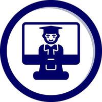 Online Learning Vector Icon