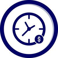 Time Is Money Vector Icon