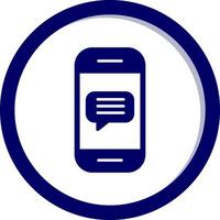 Phone Message Vector Icon