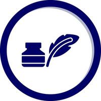 Quill And Ink Vector Icon