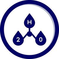 H2o Vector Icon